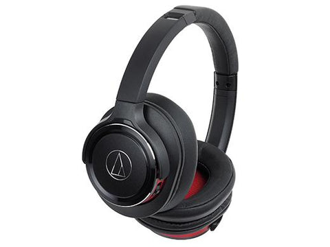 Audio-Technica ATH-WS660BT BRD (black red) Wireless Headset - Slowguys