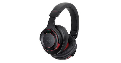 Audio-Technica ATH-WS990BT BRD (black red) Wireless Headset - Slowguys