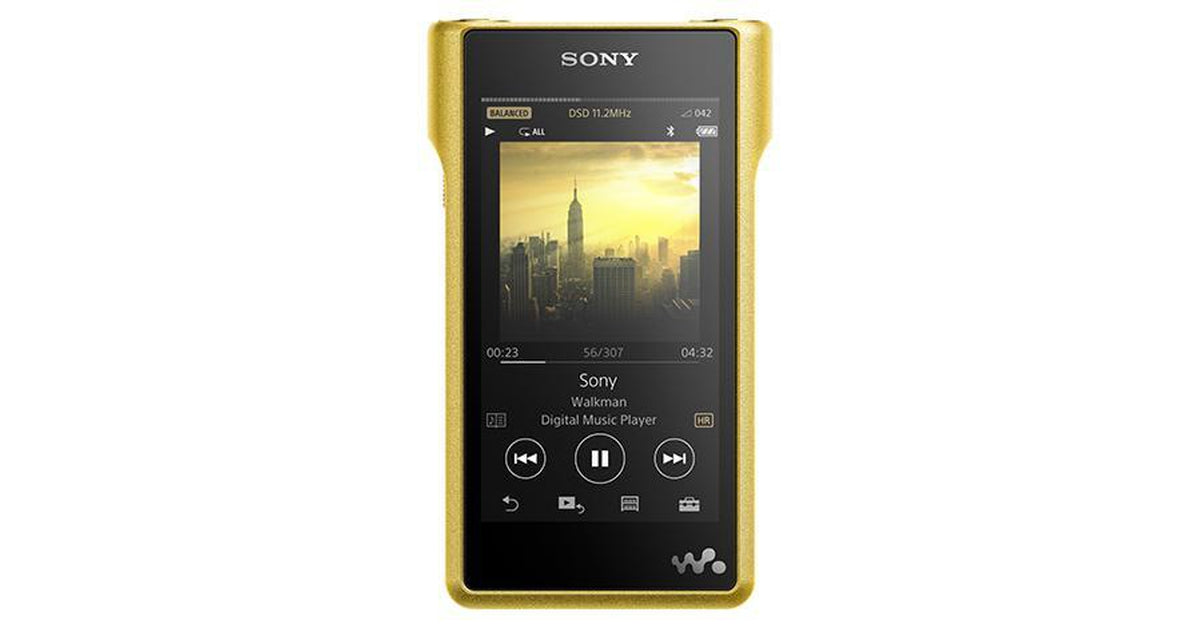 SONY digital audio player Walkman NW-WM1Z N (Gold) with Hi-Res Audio - Slowguys